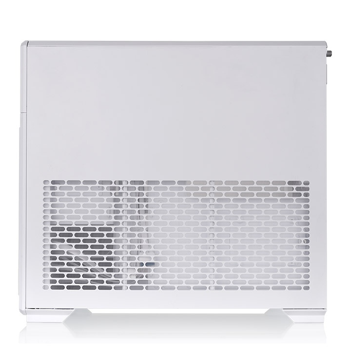 Entdecke das neue TR300 TG ATX Midi PC Gehäuse Snow White mit stilvollen TG Panel mit optionales 6,0-Zoll-LCD-Bildschirm-Kit