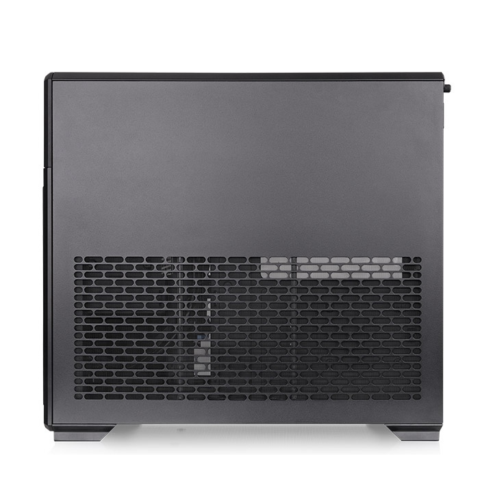 Entdecke das neue TR300 WS ATX Midi PC Gehäuse Black mit stilvollen Holzelementen mit optionales 6,0-Zoll-LCD-Bildschirm-Kit