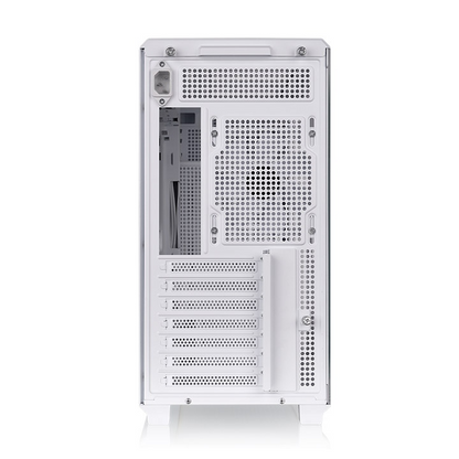 Entdecke das neue TR300 WS ATX Midi PC Gehäuse Snow White mit stilvollen Holzelementen mit optionales 6,0-Zoll-LCD-Bildschirm-Kit