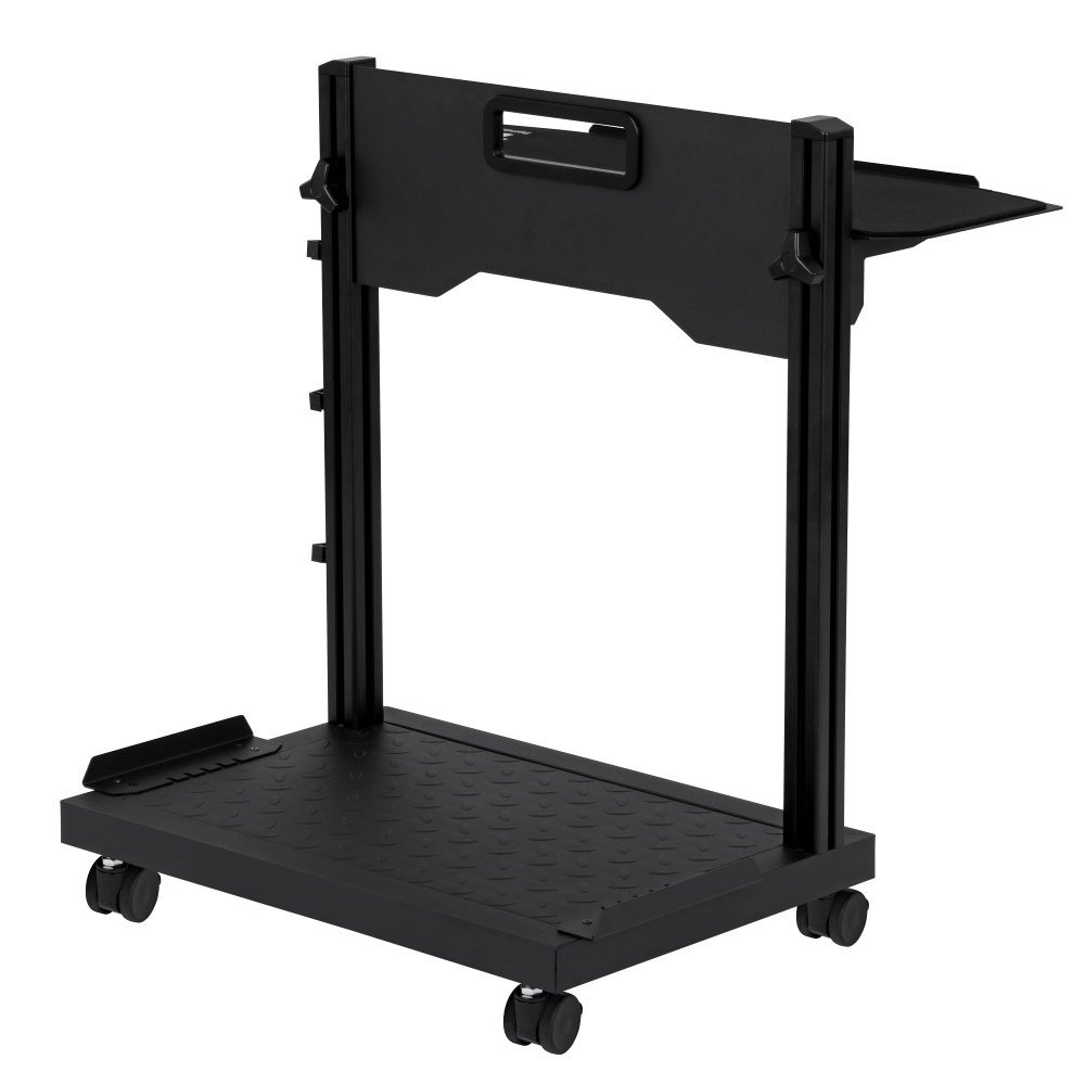 Der TTG Freestanding PC Gear Stand in Schwarz verleiht ihrem PC Mobilität und überzeugt durch Rutschfestigkeit und Robustheit.
