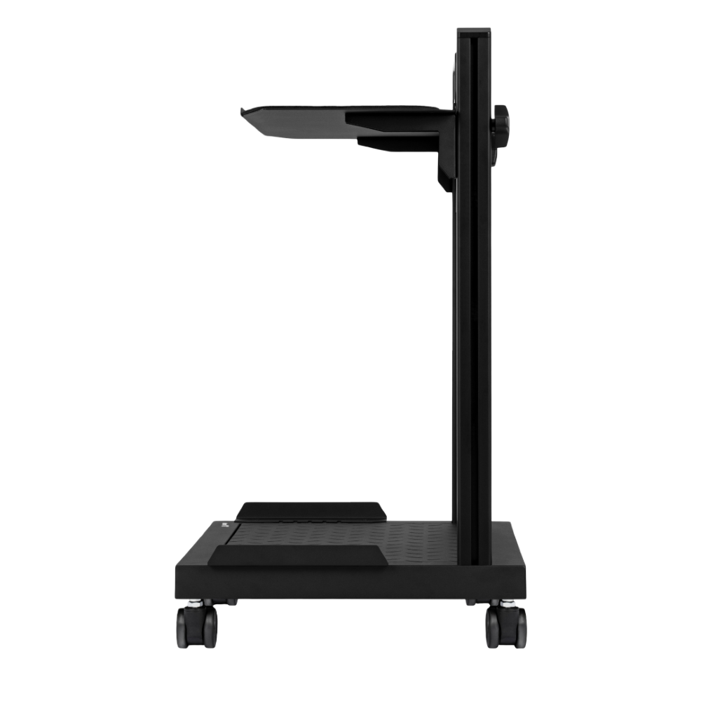 Der TTG Freestanding PC Gear Stand in Schwarz verleiht ihrem PC Mobilität und überzeugt durch Rutschfestigkeit und Robustheit.
