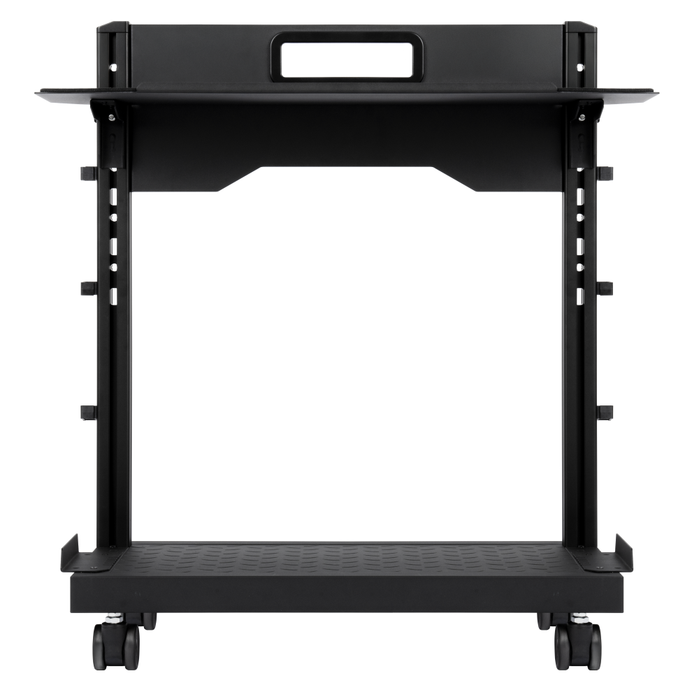 Der TTG Freestanding PC Gear Stand in Schwarz verleiht ihrem PC Mobilität und überzeugt durch Rutschfestigkeit und Robustheit.