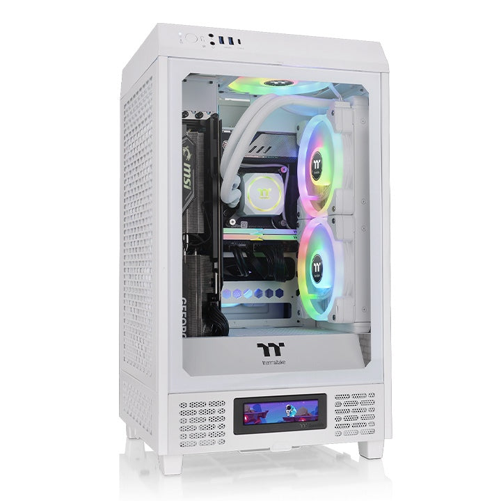 Der The Tower 200 in der Farbe Snow White ist ein Mini ITX-PC Gehaeuse.