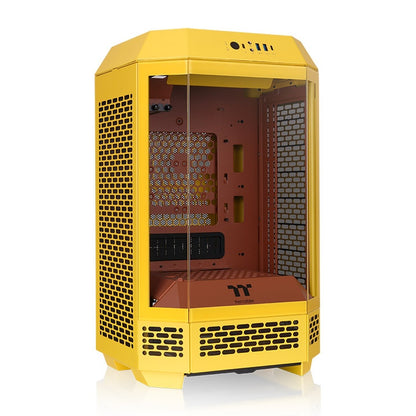 Das The Tower 250 Butter Caramel im vertikalen Gehäusedesign ist ein Micro ATX PC Gehäuse.