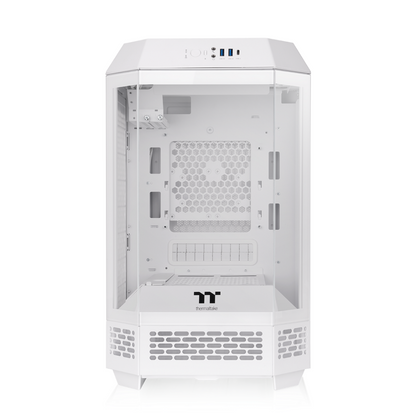 Das The Tower 250 Snow White im vertikalen Gehäusedesign ist ein Micro ATX PC Gehäuse.