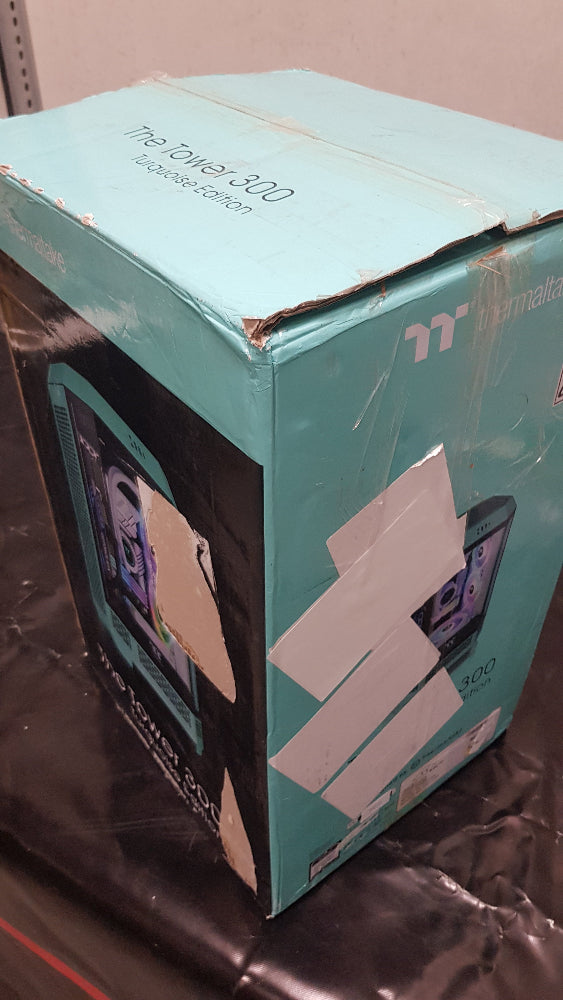 The Tower 300 in der Farbe Turquoise ist ein PC_Gehaeuse als B-Ware.