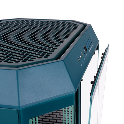 Das Tower 600 ist ein Midi ATX PC Gehaeuse in der Farbe Transformative Teal