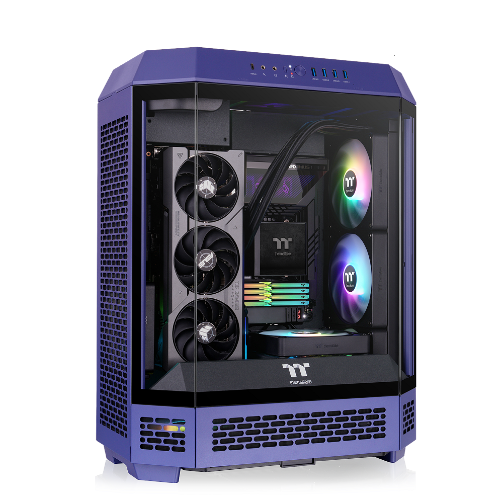 Der Tower 600 Future Dusk ist ein PC Midi Gehaeuse mit ATX-Standard