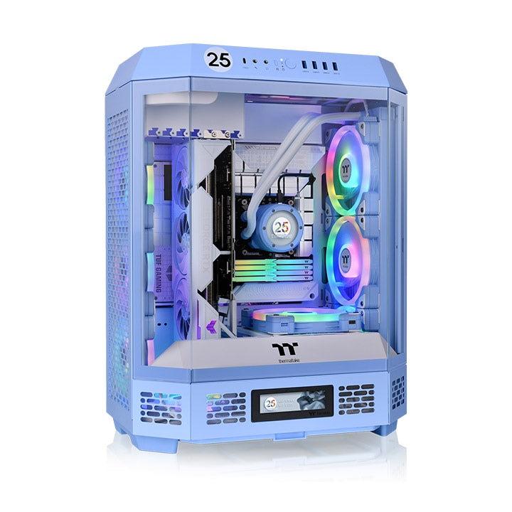 Der Tower 600 Hydrangea Blue ist ein PC Midi Gehaeuse mit ATX-Standard