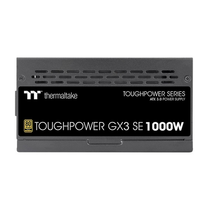 Das Thermaltake Toughpower GX3 SE 1000W ist ein ATX-3.1-Netzteil in Schwarz mit 80 PLUS Gold Effizienz.