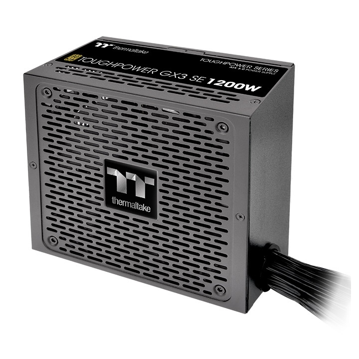 Das Thermaltake Toughpower GX3 SE 1200W ist ein ATX-3.1-Netzteil in Schwarz mit 80 PLUS Gold Effizienz.