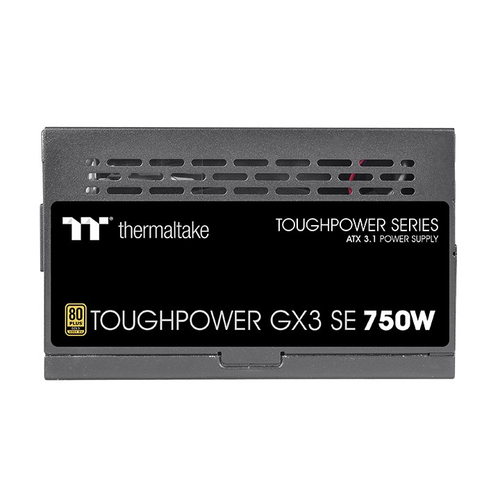 Das Thermaltake Toughpower GX3 SE 750W ist ein ATX-3.1-Netzteil in Schwarz mit 80 PLUS Gold Effizienz.