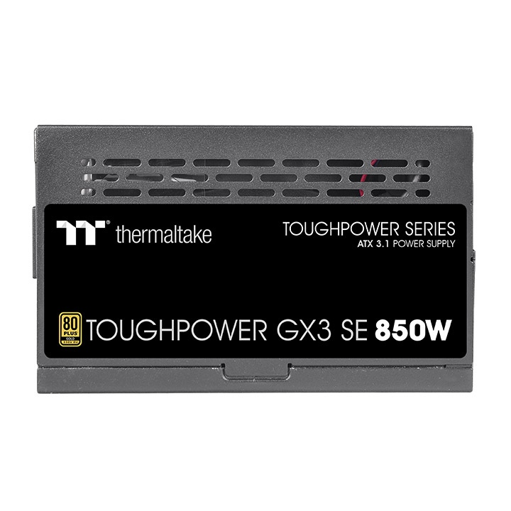 Das Thermaltake Toughpower GX3 SE 850W ist ein ATX-3.1-Netzteil in Schwarz mit 80 PLUS Gold Effizienz.