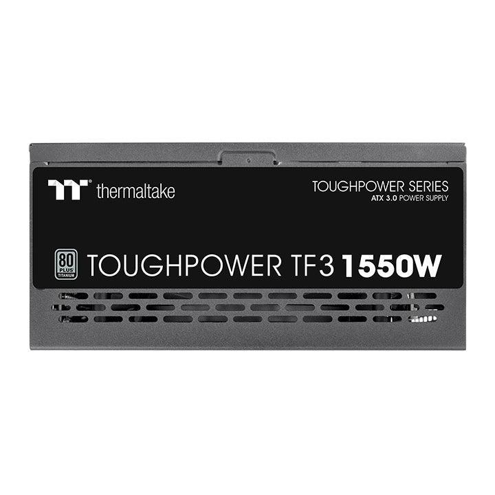 Das Toughpower TF3_1550 Watt Titanium ist ein ATX3.0 PC Netzteil mit 2x12V-2x6-Anschlüssen und einer Single 12V Rail Design mit einem Effizienzwerte von 94%