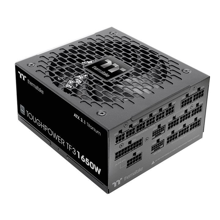Das Toughpower TF3 1650W Titanium ist ein 3.1 ATX Netzteil in der Farbe Black mit sicherer Energieversorgung und gewaltigen Übertaktungspotenzial.