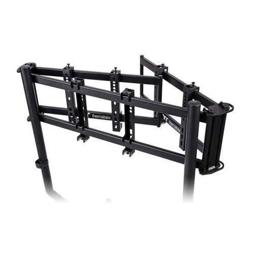 Der Triple Racing Monitor Stand in der Farbe Black ergibt mit dem GR300/GR500 das perfekte SimRaching-Setup für alle Rennfahrer.