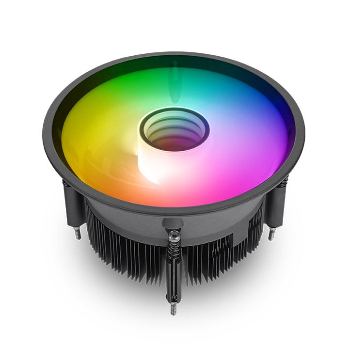Der UX150 ARGB ist ein günstiger CPU-Kühler mit leisem 130-mm-High-Airflow-Lüfter
