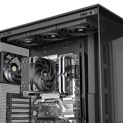 Der UX400 ist ein günstiger CPU-Kuehler in der Farbe Black mit leisem 120-mm-High-Airflow-Luefter.