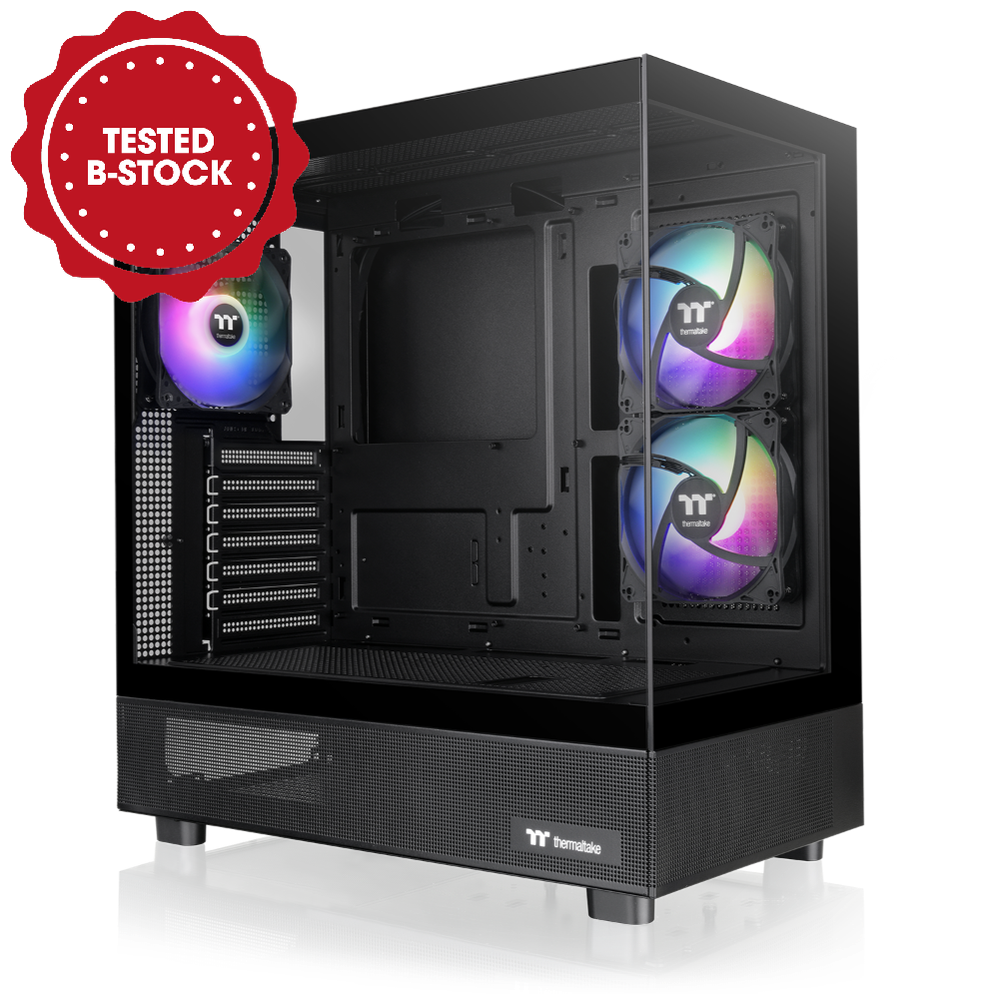 Das View 270 Plus TG ARGB ist ein PC Gehaeuse (Midi Tower) in der Farbe Black.