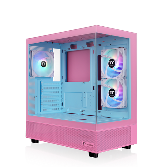 Das View 270 Plus TG ARGB ist ein PC Gehaeuse (Midi Tower) in der Farbe Bubble Pink.