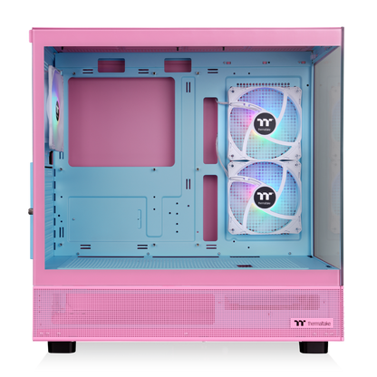 Das View 270 Plus TG ARGB ist ein PC Gehaeuse (Midi Tower) in der Farbe Bubble Pink.
