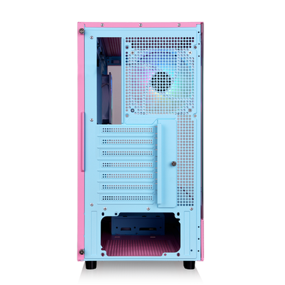 Das View 270 Plus TG ARGB ist ein PC Gehaeuse (Midi Tower) in der Farbe Bubble Pink.
