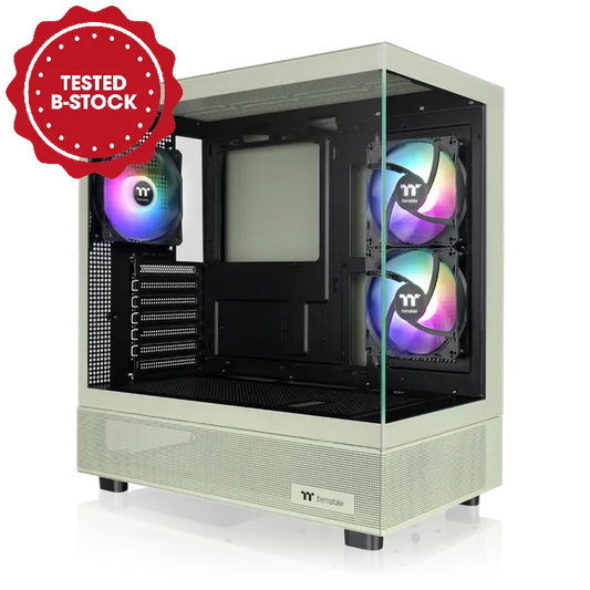 Das View 270 Plus TG ARGB ist ein PC Gehaeuse (Midi Tower) in der Farbe Matcha Green.