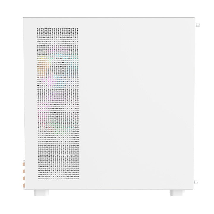 Das View 270 Plus VS ARGB ist ein Midi-PC Gehäuse in der Farbe Snow White mit stilvollem Holz 