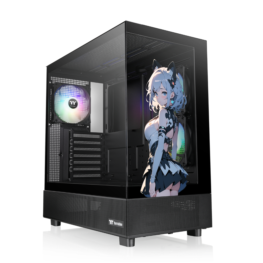 Das View 270 SP TT-Waifu-Edition in der Farbe Black ist ein E-ATX Midi Gehäuse.