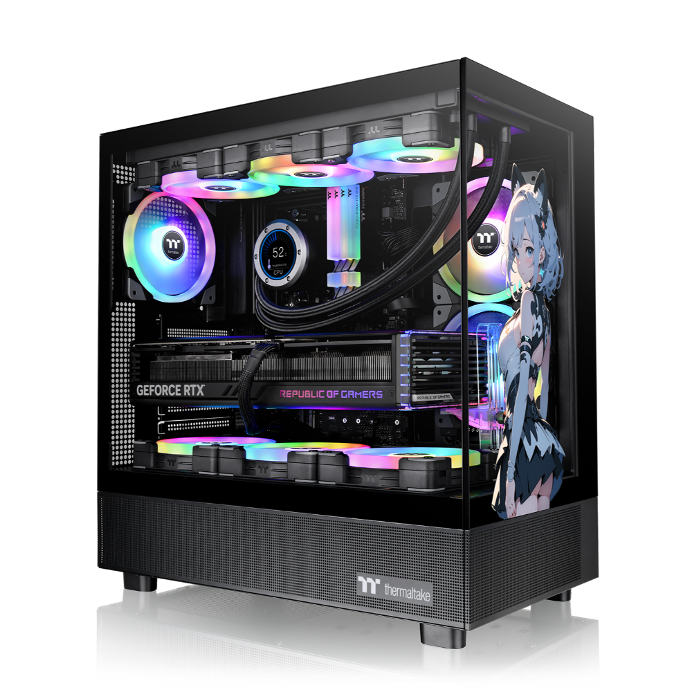 Das View 270 SP TT-Waifu-Edition in der Farbe Black ist ein E-ATX Midi Gehäuse.