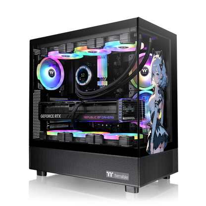 Das View 270 SP TT-Waifu-Edition in der Farbe Black ist ein E-ATX Midi Gehäuse.