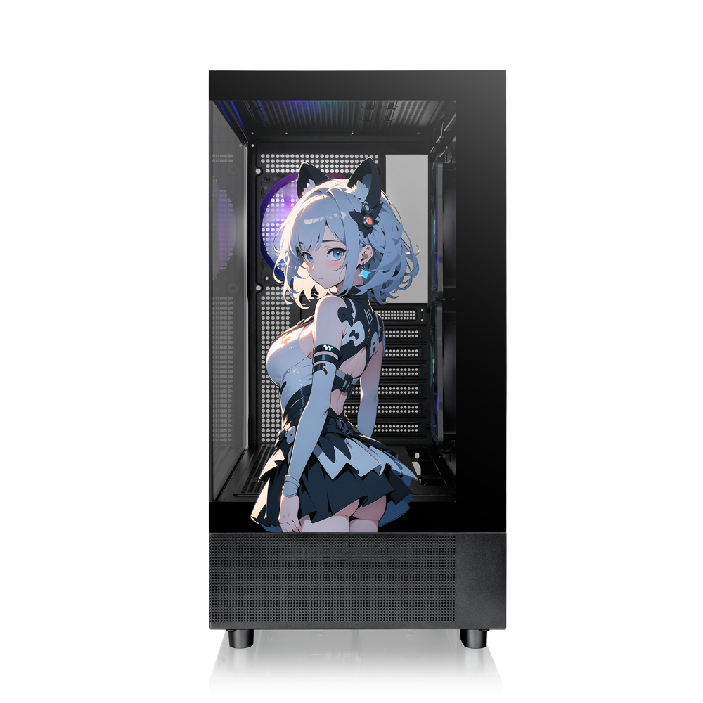 Das View 270 SP TT-Waifu-Edition in der Farbe Black ist ein E-ATX Midi Gehäuse.