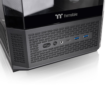 View 370 TG ARGB – Front-I/O mit USB-C, USB-A und HD-Audio-Anschlüssen