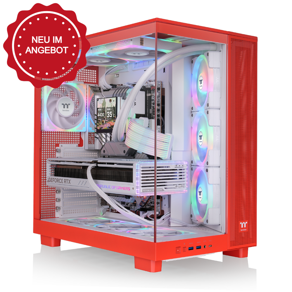 Das View 380 XL TG ARGB PC Gehäuse ist ein Zweikammer-ATX-Gehäuse mit großartiger Ausstattung.