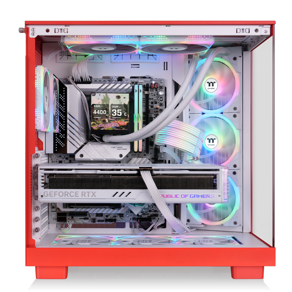 Das View 380 XL TG ARGB PC Gehäuse ist ein Zweikammer-ATX-Gehäuse mit großartiger Ausstattung.