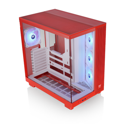 Das View 380 XL TG ARGB PC Gehäuse ist ein Zweikammer-ATX-Gehäuse mit großartiger Ausstattung.