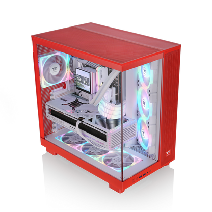 Das View 380 XL TG ARGB PC Gehäuse ist ein Zweikammer-ATX-Gehäuse mit großartiger Ausstattung.