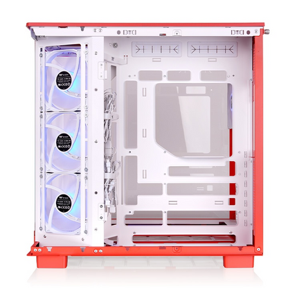 Das View 380 XL TG ARGB PC Gehäuse ist ein Zweikammer-ATX-Gehäuse mit großartiger Ausstattung.