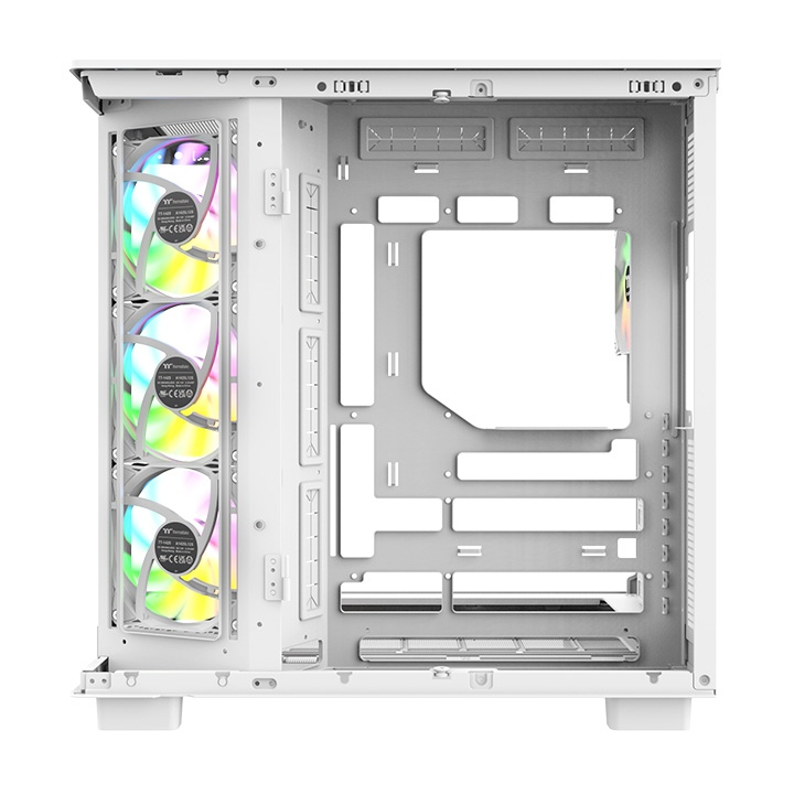Das View 380 XL WS ARGB ist ATX PC-Gehäuse in der Farbe Snow White. Es überzeugt durch seine  vier 120-mm ARGB-Lite Lüfter, wunderschöne Holzoptik und Grafikkartenhalter.
