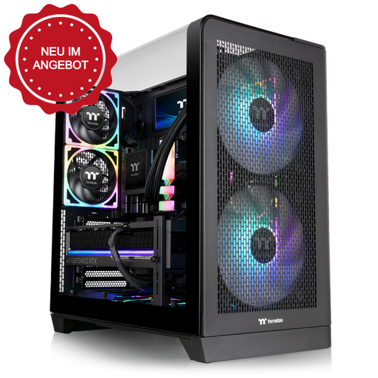 Das View 390 Air ist ein Midi ATX PC-Gehaeuse mit gebogenen TG-Panel, Hidden_Connector und hervorrangender Luftkühlung durch CT120 Fans und Mesh-Frontpanel.
