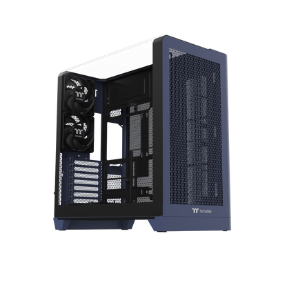 Das View 390 Air ist ein Midi ATX PC-Gehaeuse mit gebogenen TG-Panel, Hidden_Connector und hervorrangender Luftkühlung durch CT120 Fans und Mesh-Frontpanel in der Farbe Future Dusk (Violett).