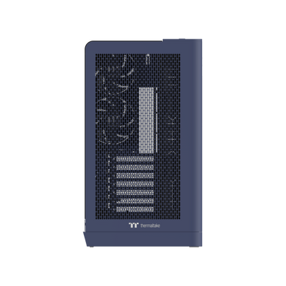 Das View 390 Air ist ein Midi ATX PC-Gehaeuse mit gebogenen TG-Panel, Hidden Connector und hervorrangender Luftkühlung durch zwei CT120 Fans und Mesh-Frontpanel in der Farbe Future Dusk (Violett).