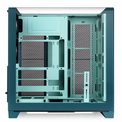 Das View 390 Air ist ein Midi ATX PC-Gehaeuse mit gebogenen TG-Panel, Hidden_Connector und hervorrangender Luftkühlung durch CT120 Fans und Mesh-Frontpanel.