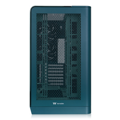 Das View 390 Air ist ein Midi ATX PC-Gehaeuse mit gebogenen TG-Panel, Hidden_Connector und hervorrangender Luftkühlung durch CT120 Fans und Mesh-Frontpanel.
