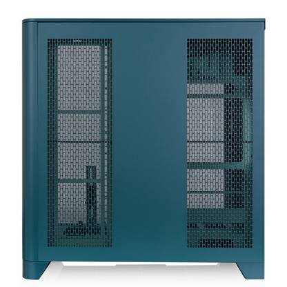 Das View 390 Air ist ein Midi ATX PC-Gehaeuse mit gebogenen TG-Panel, Hidden_Connector und hervorrangender Luftkühlung durch CT120 Fans und Mesh-Frontpanel.