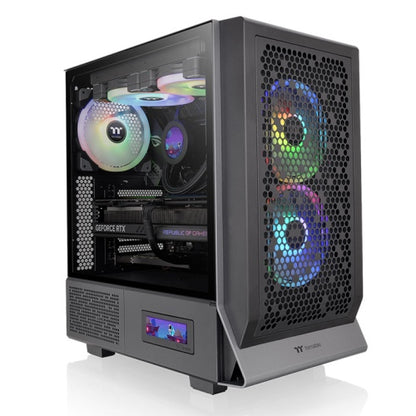 Das View 51 TG ARGB ist ein Big Tower in der Farbe Black mit High-End Erweiterungsmöglichkeiten.