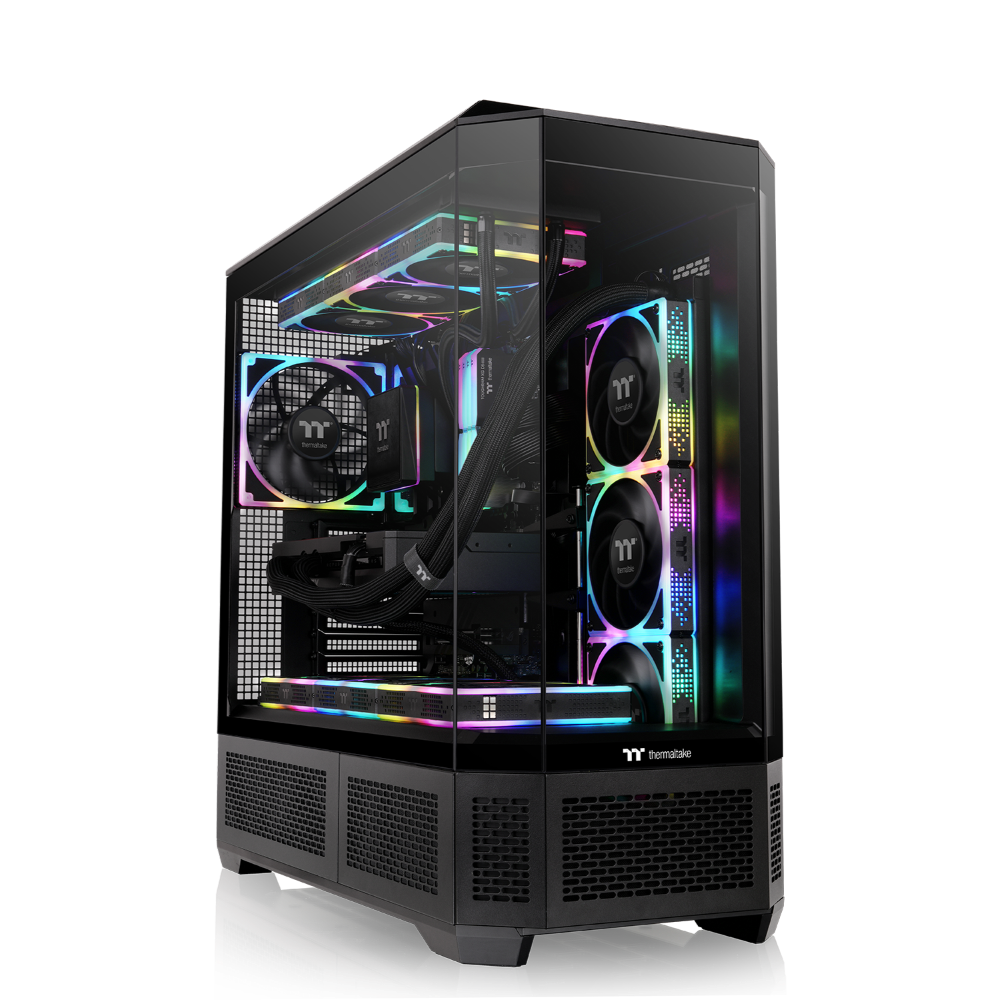 Das View 600 TG ist ein E-ATX PC Gehaeuse in der Farbe Black.