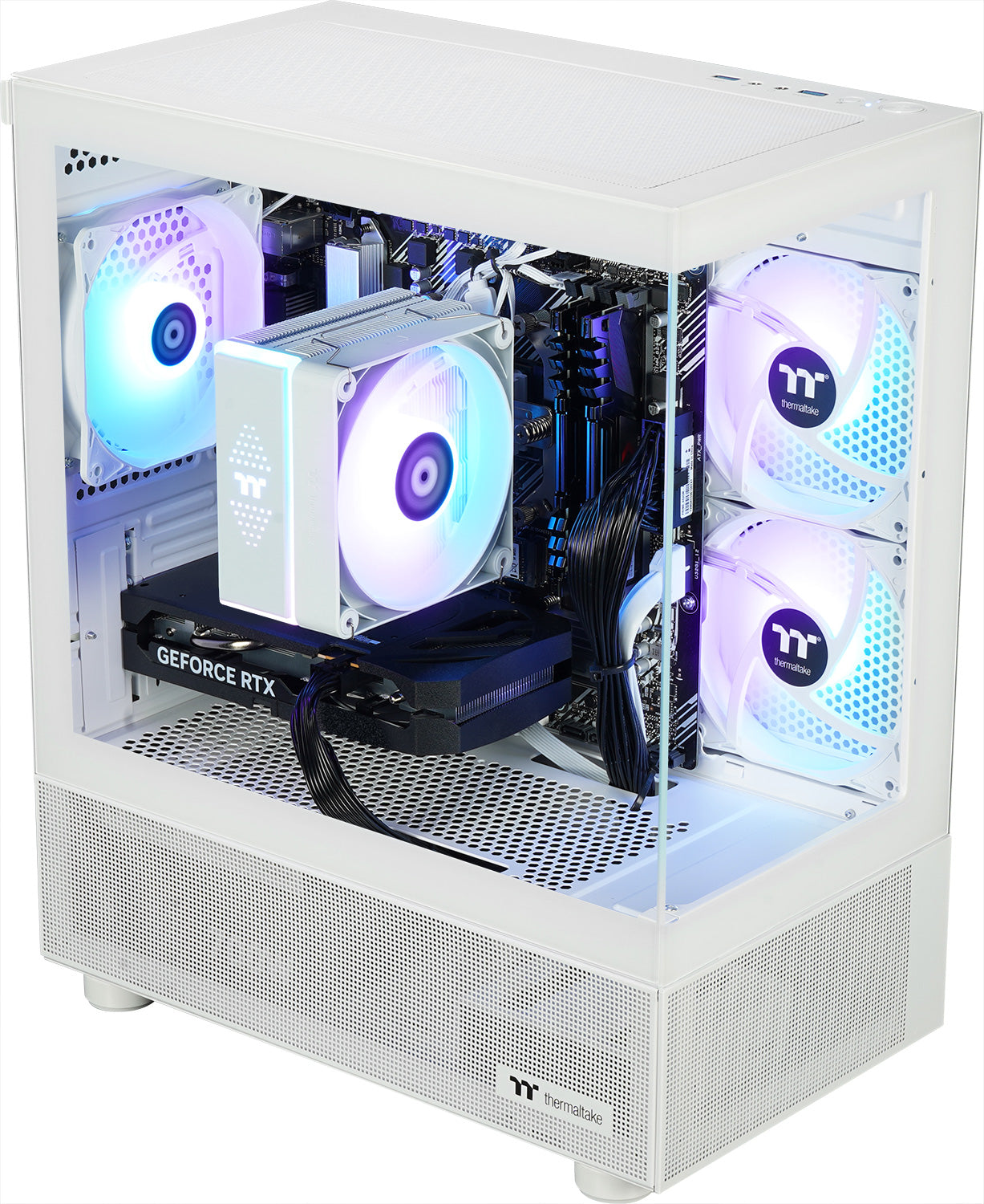Der White Fairy ist ein LCGS Gaming PC mit  NVIDIA RTX 5060 und AMD Ryzen 7 5700X.