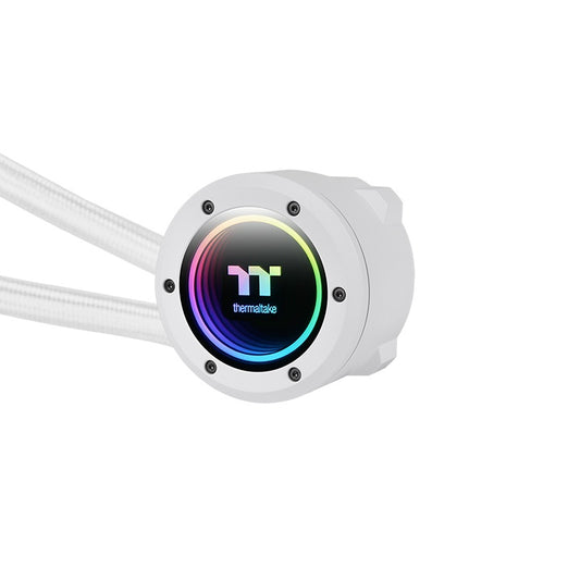 TH120 ARGB V2 Snow CPU AIO Liquid Cooler - Thermaltake Toughstore