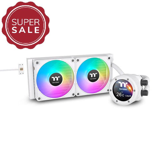 TH240 V2 Ultra EX ARGB Snow White AIO Wasserkühlung - Thermaltake LCGS